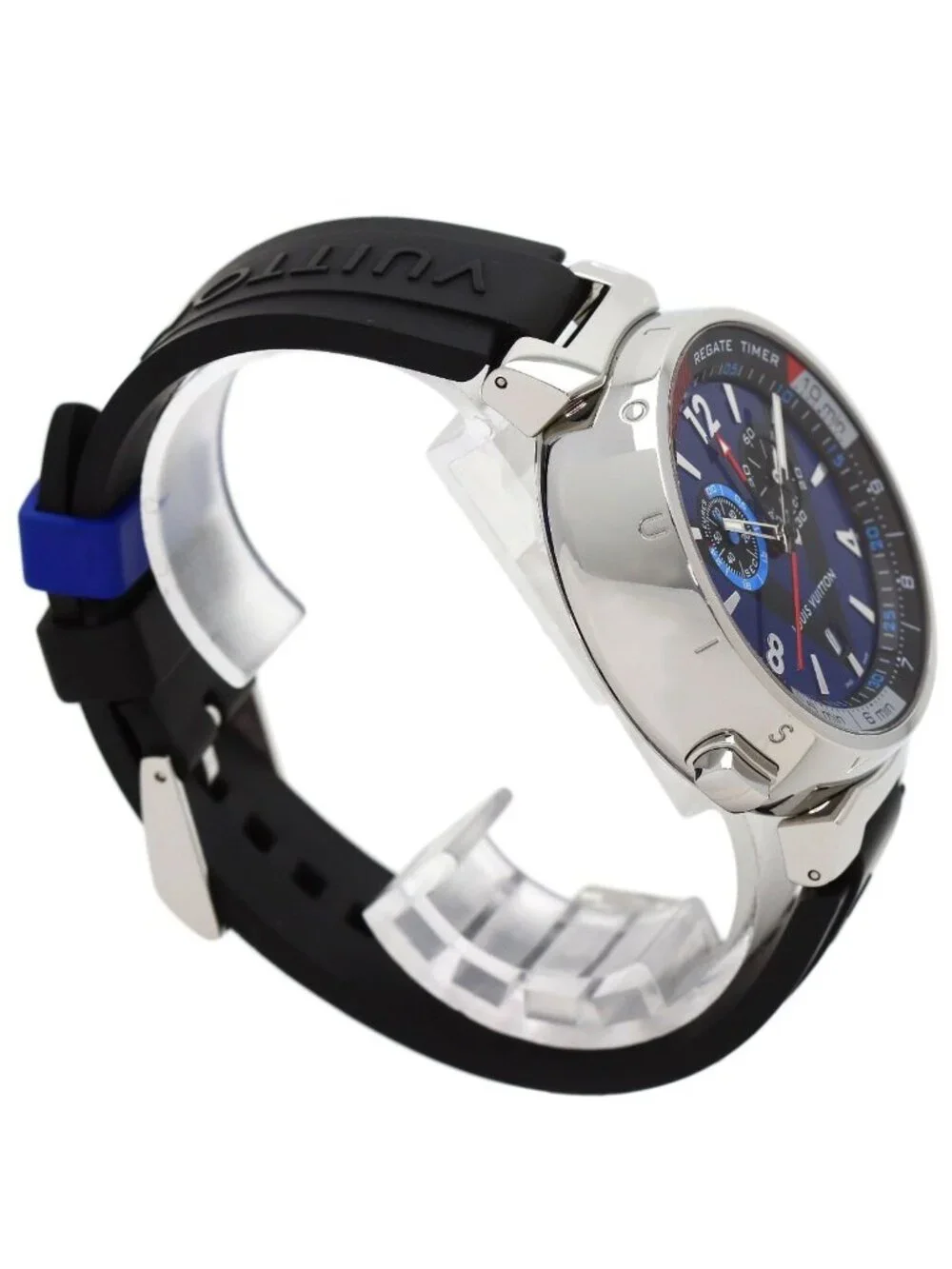 Louis Vuitton Tambour Cup Regatta Watch SS Rubber